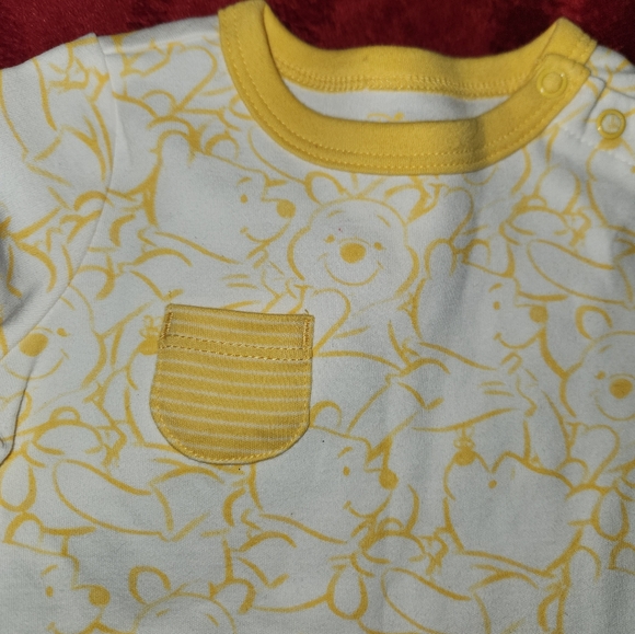 Disney Baby Winne The Pooh Shirt and Romper Bundle Size 0-3 Months - Picture 5 of 6